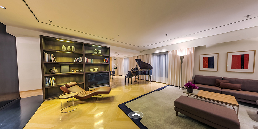 A 5-star hotel showcasing international art and design.